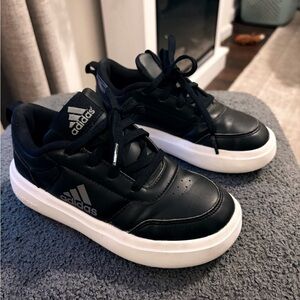 Adidas Kids Black and White Sneakers